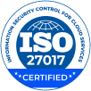 ISO 27017 certified